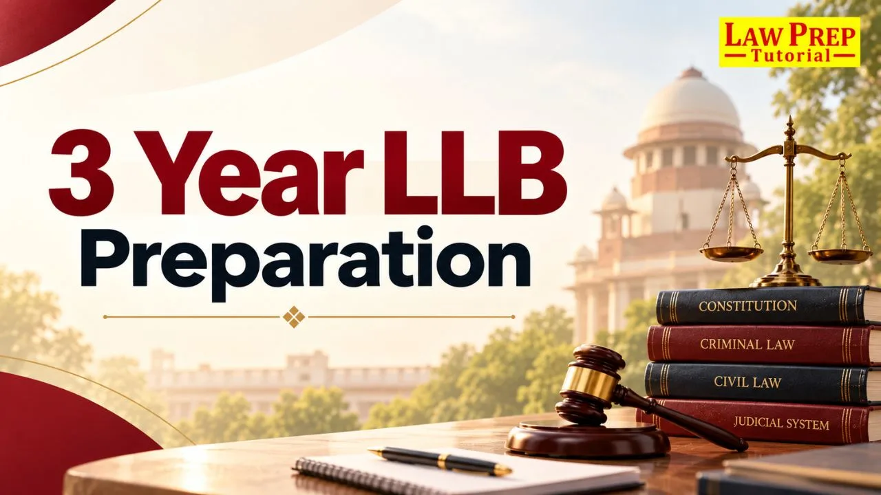 3 year llb preparation