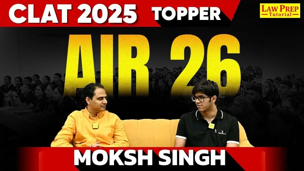 AIR 26 CLAT 2025
