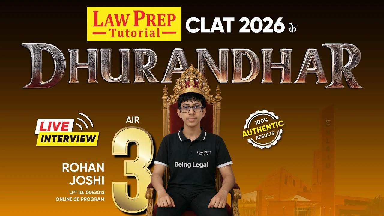 AIR 3 CLAT 2026