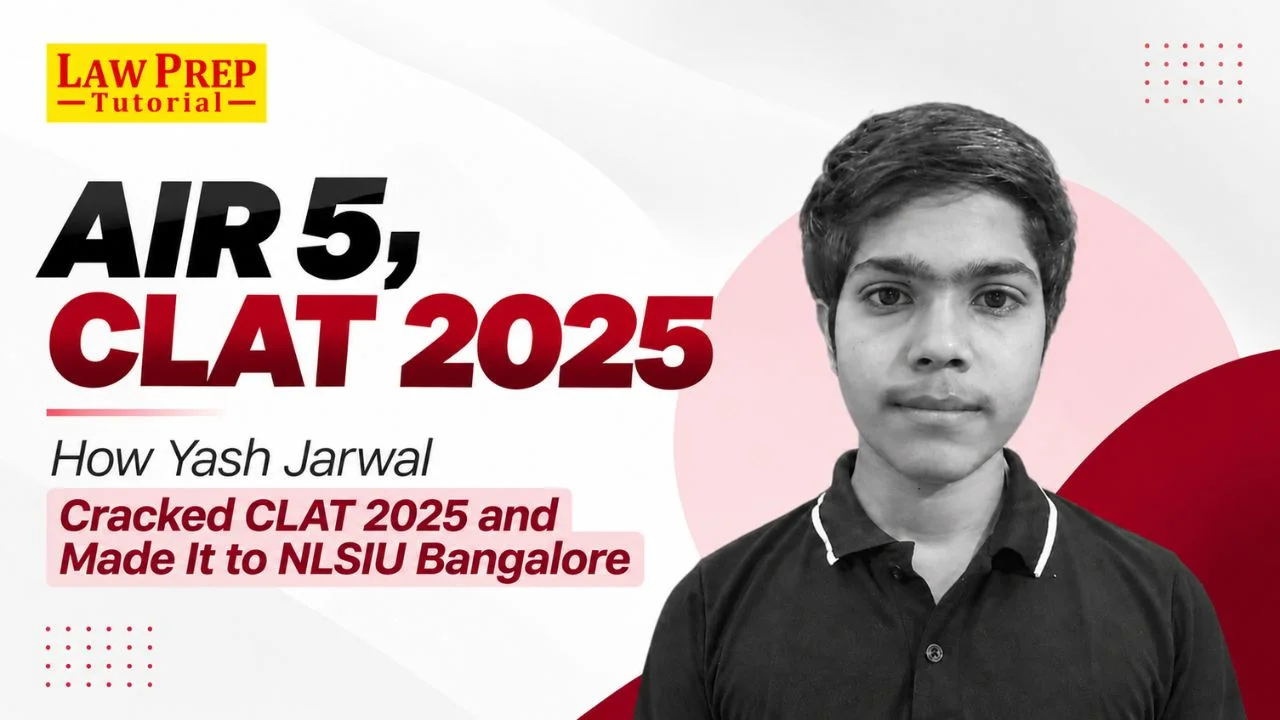 CLAT Topper Yash Jarwal