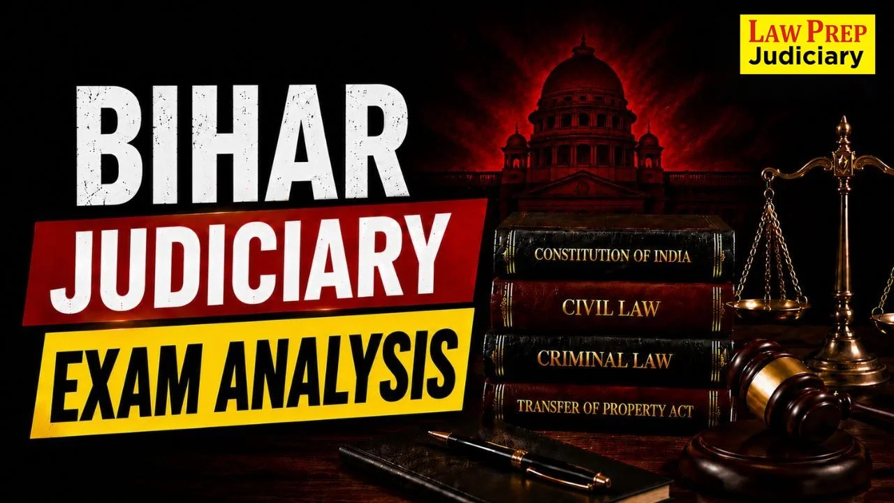 Bihar Judiciary Exam Analysis 2026, Session 1 & 2 Paper Review