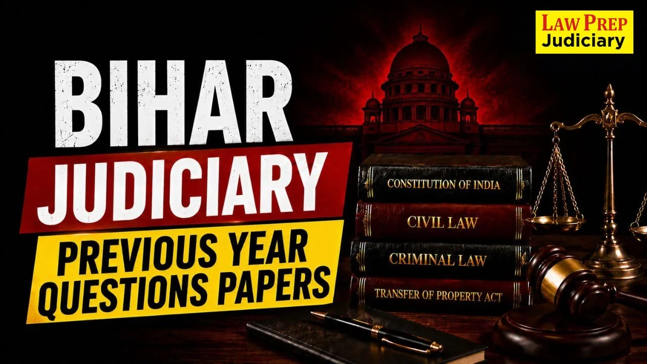 Bihar BPSC Judiciary Previous Year Question Papers, Download PDF Here