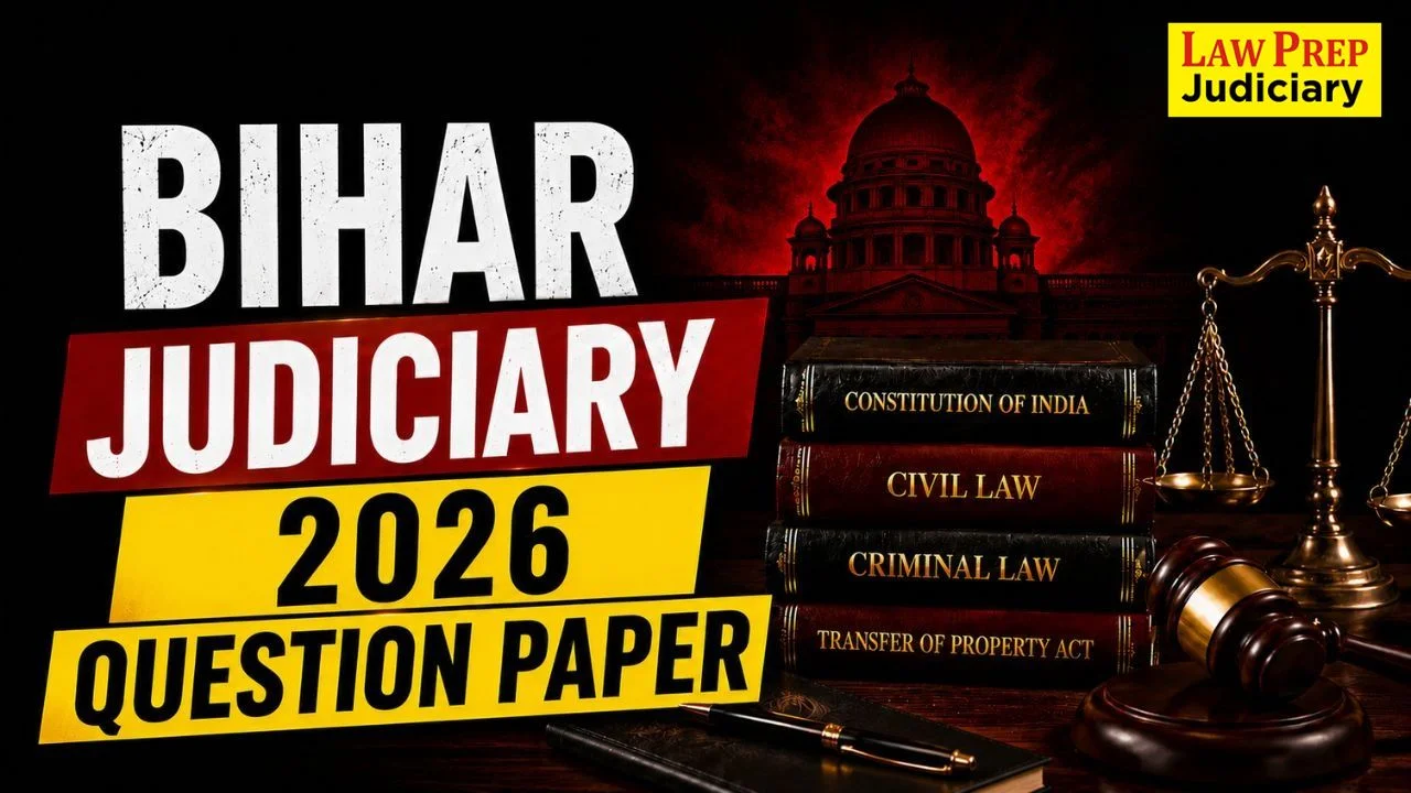 Bihar Judiciary 2026 Question Paper PDF with Answer Key