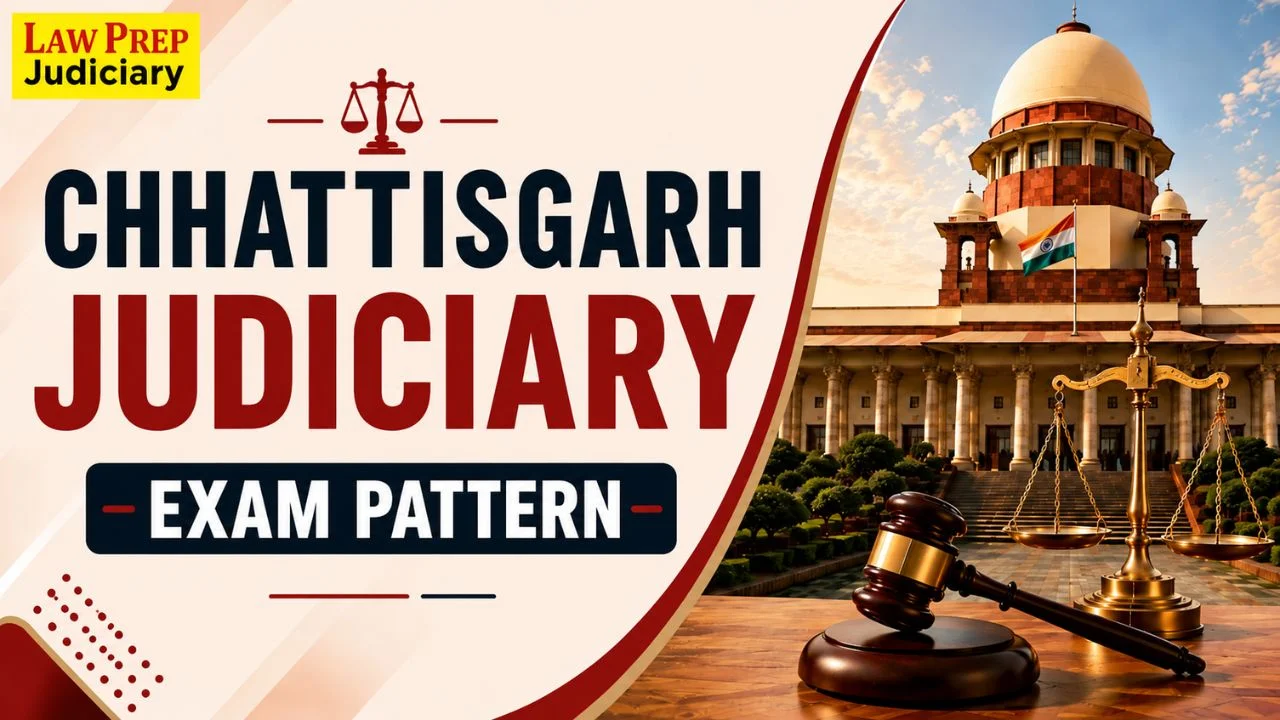 chhattisgarh judiciary exam pattern