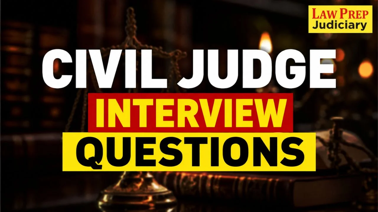 civil judge interview questions
