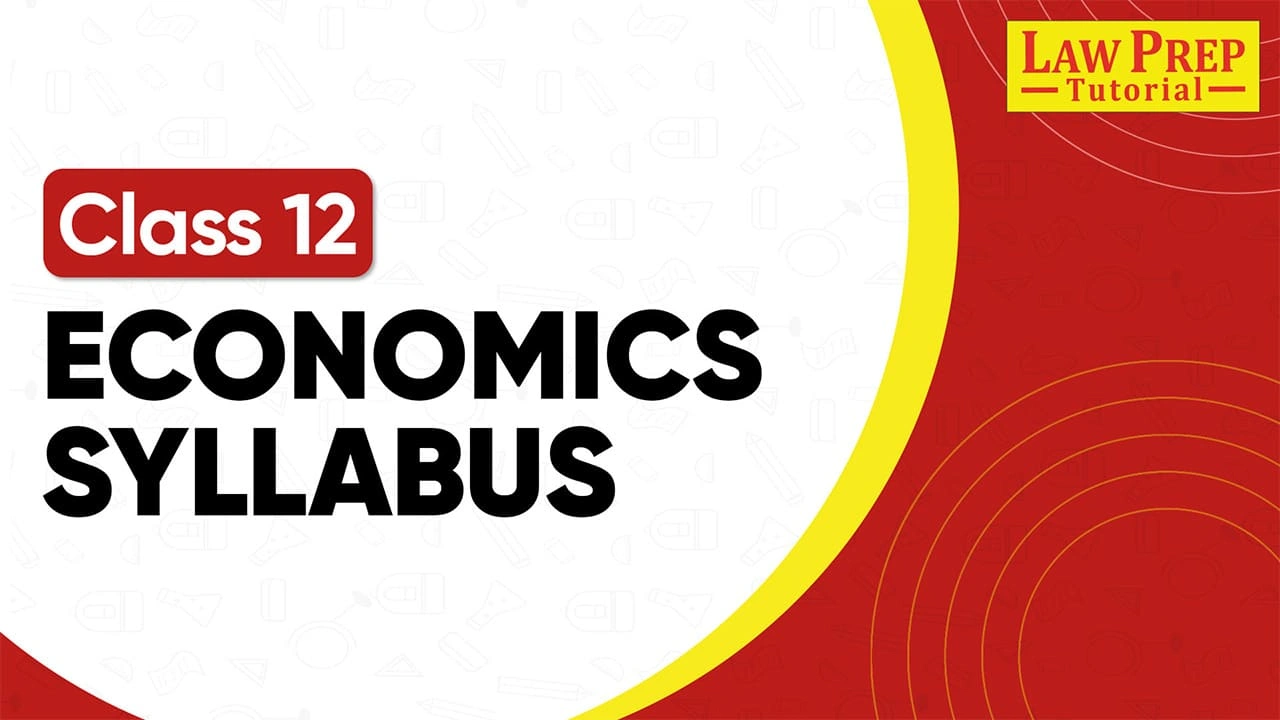 class 12 economics syllabus