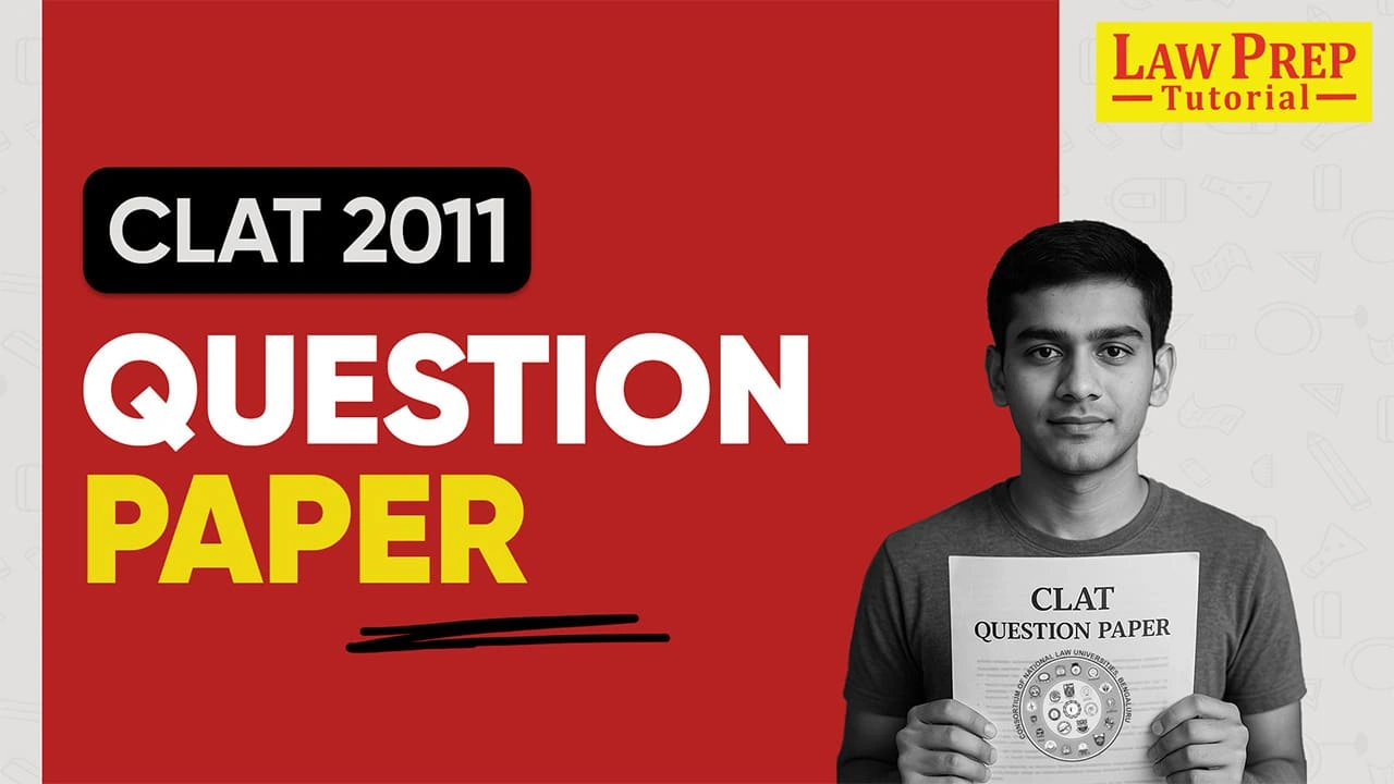 CLAT 2011 Question Paper