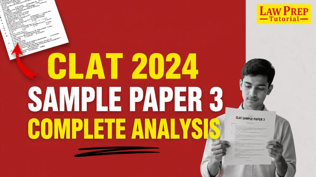 CLAT 2024 Sample Paper Analysis