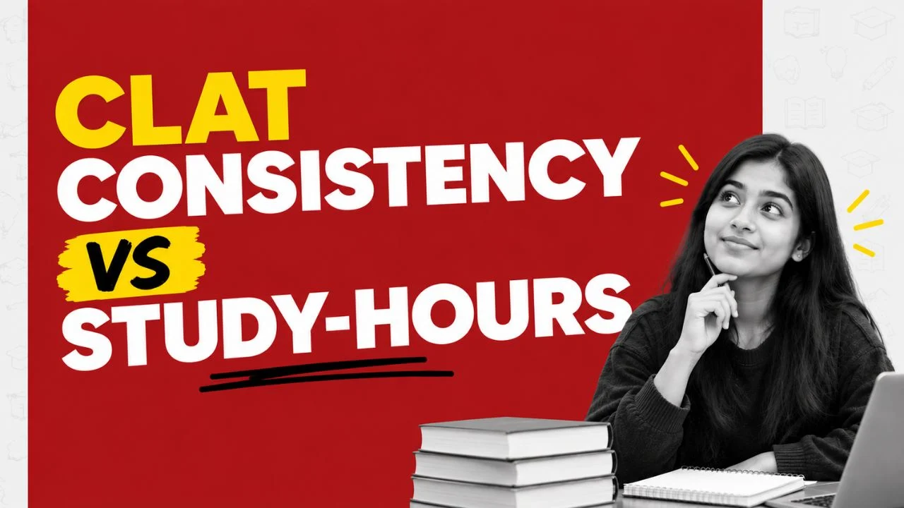 clat consistency vs study-hours