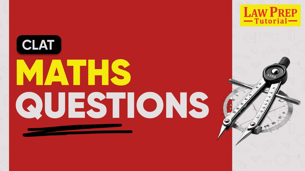 CLAT Maths Questions