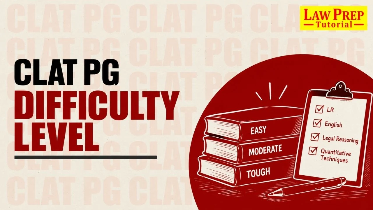 CLAT PG Difficulty Level