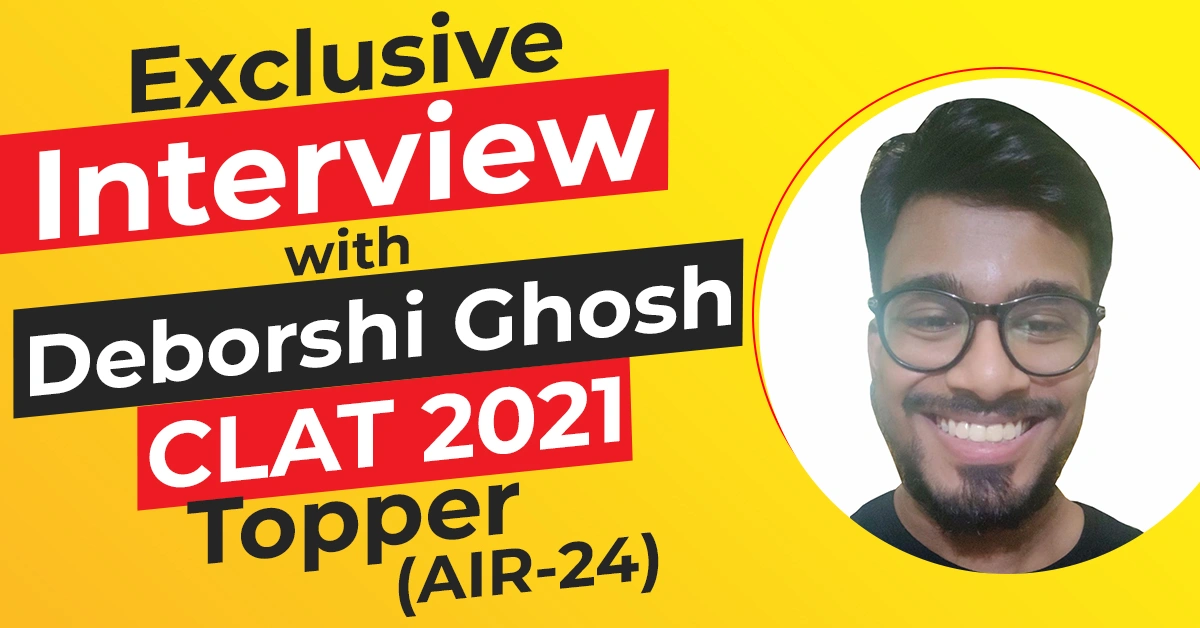 CLAT Topper Deborshi Ghosh