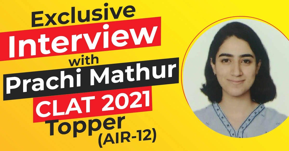 CLAT Topper Prachi Mathur