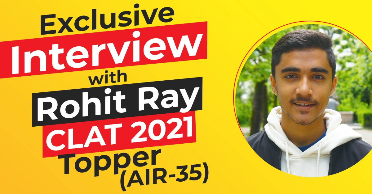 CLAT Topper Rohit Ray