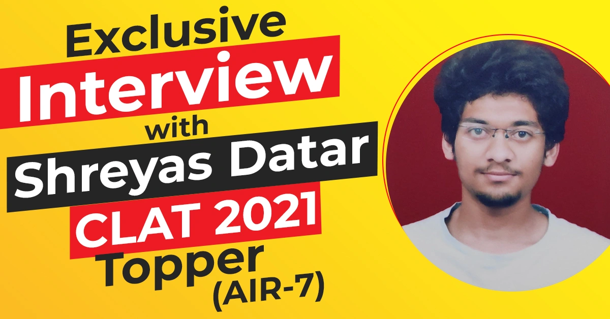 CLAT Topper Shreyas Datar