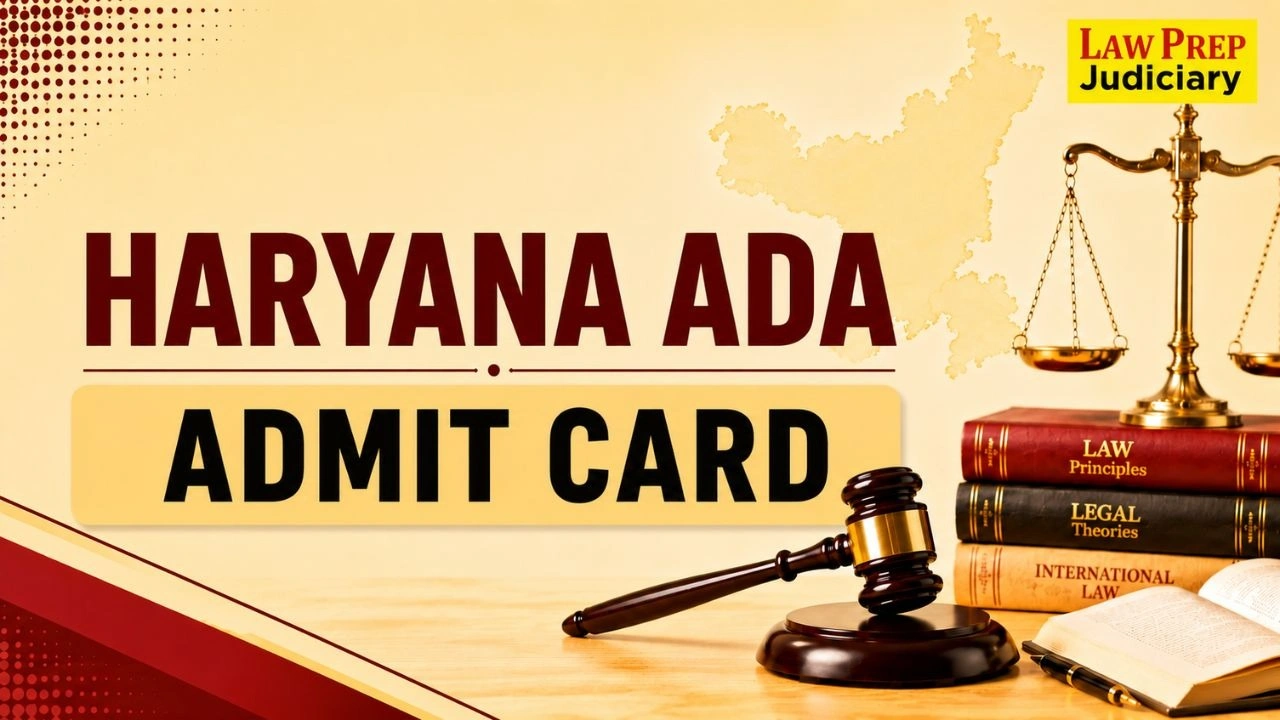 Haryana ADA Admit Card