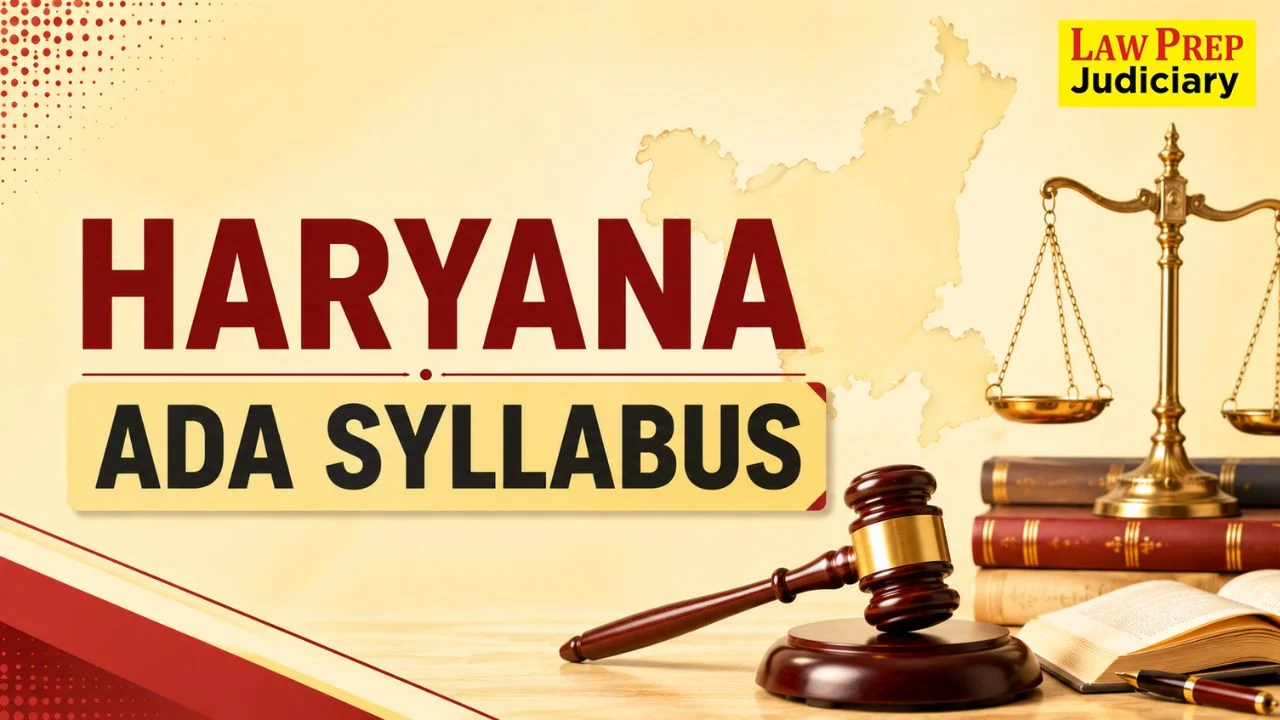 Haryana ADA Syllabus 2025: With New PDF
