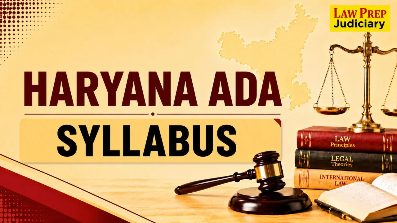 Haryana ADA Syllabus 2025: With New PDF