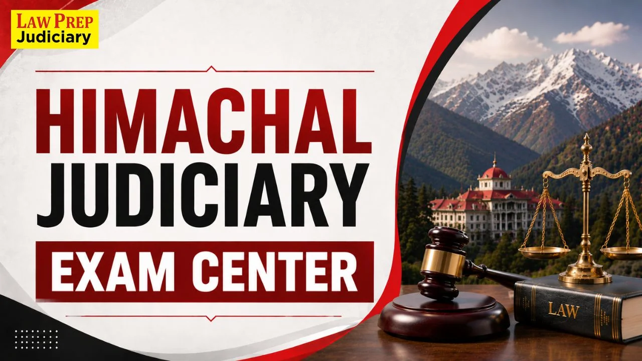 Himachal Judiciary Exam Centers 2025 (3 Cities Announced)