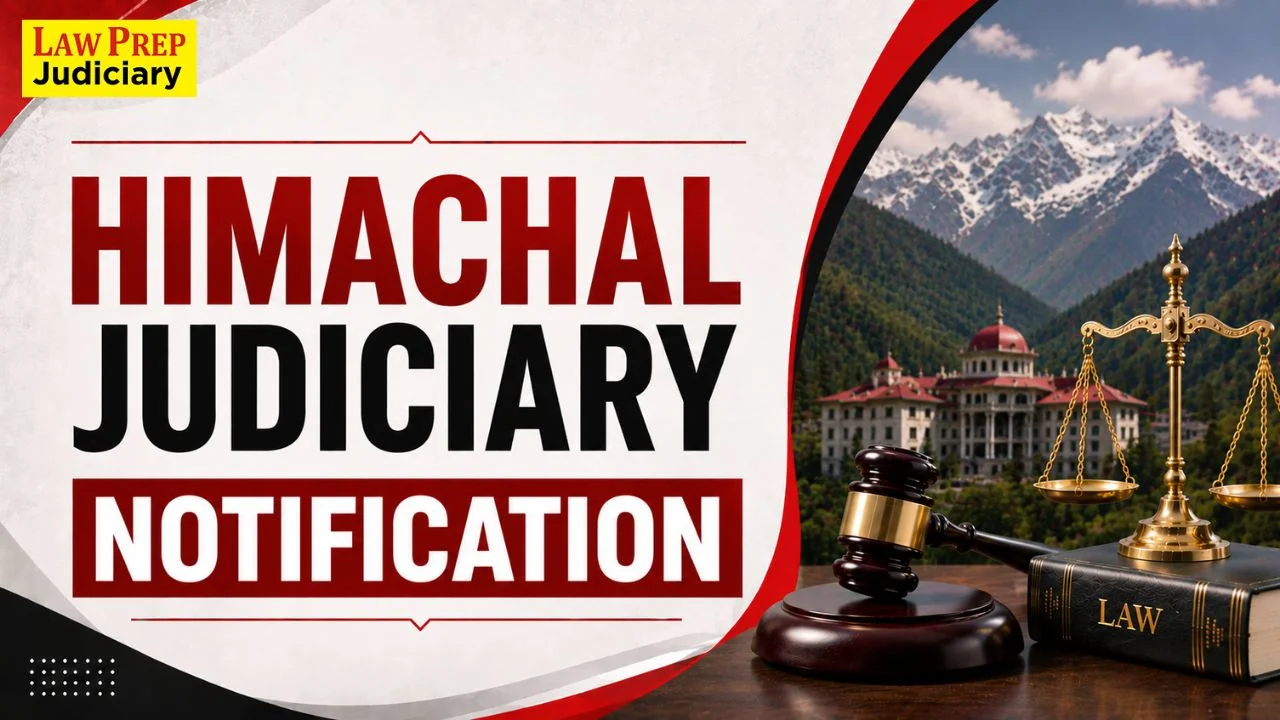 Himachal Pradesh Judiciary Notification 2025 (21 Vacancy Announced)