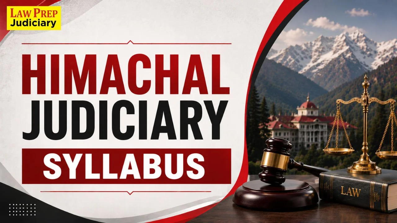 Himachal Pradesh Judiciary Syllabus 2025 (With PDF)
