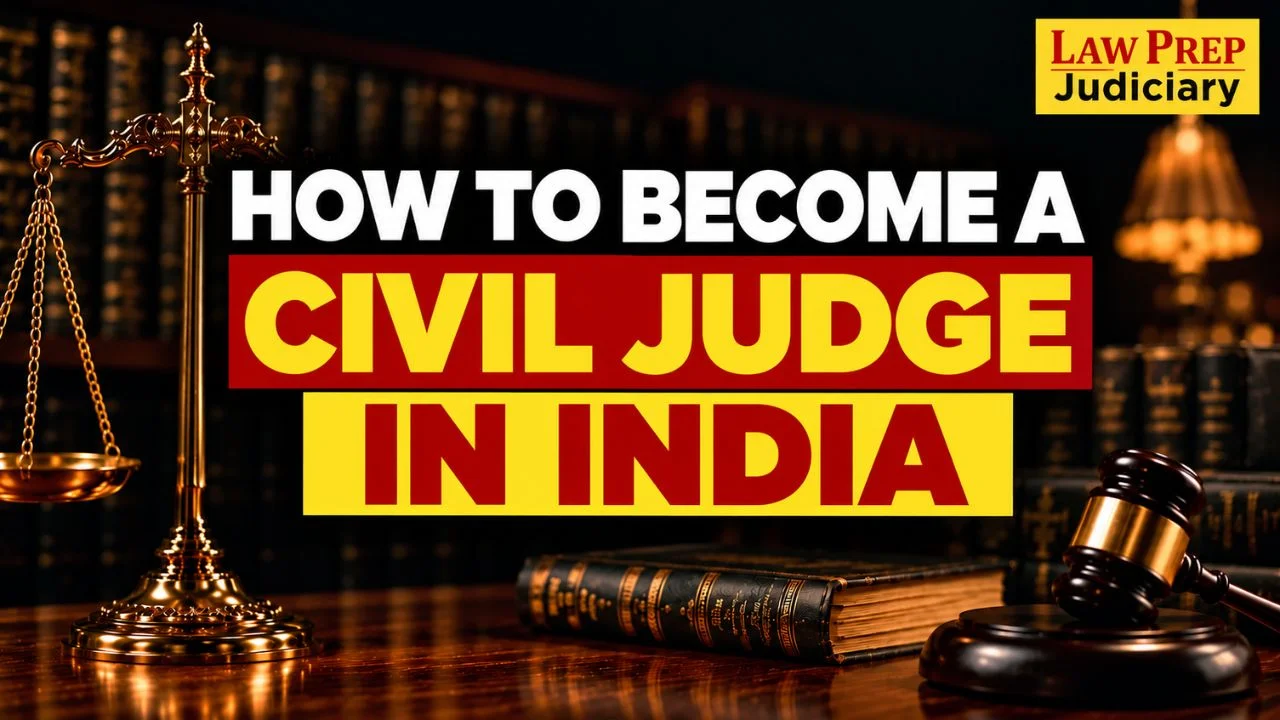 how to become a civil judge in india