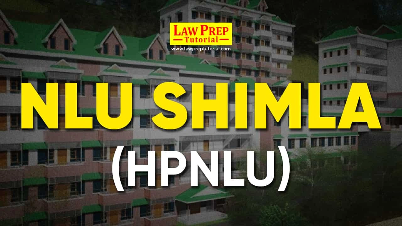HPNLU Shimla