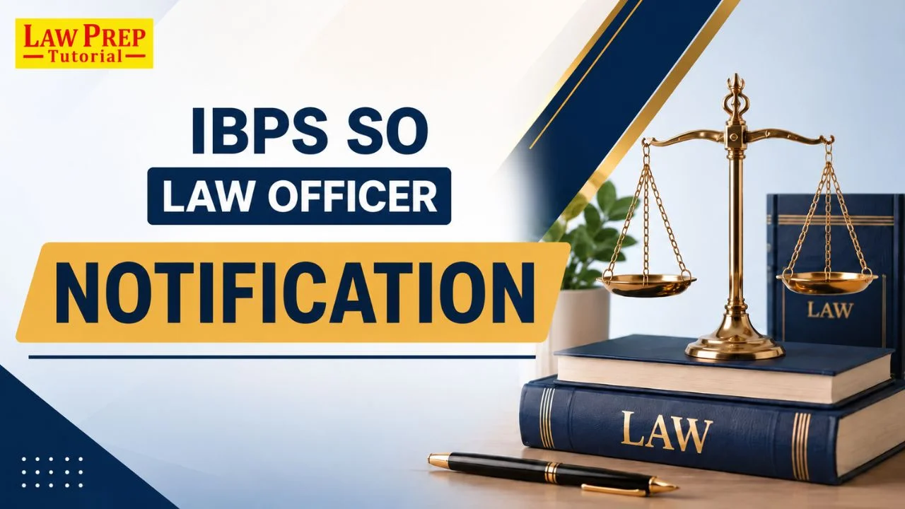 IBPS SO Law Officer Notification 2026 Out (105 Posts), Check Eligibility, Salary