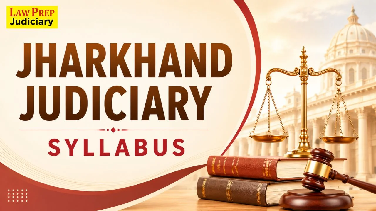 Jharkhand Judiciary Syllabus