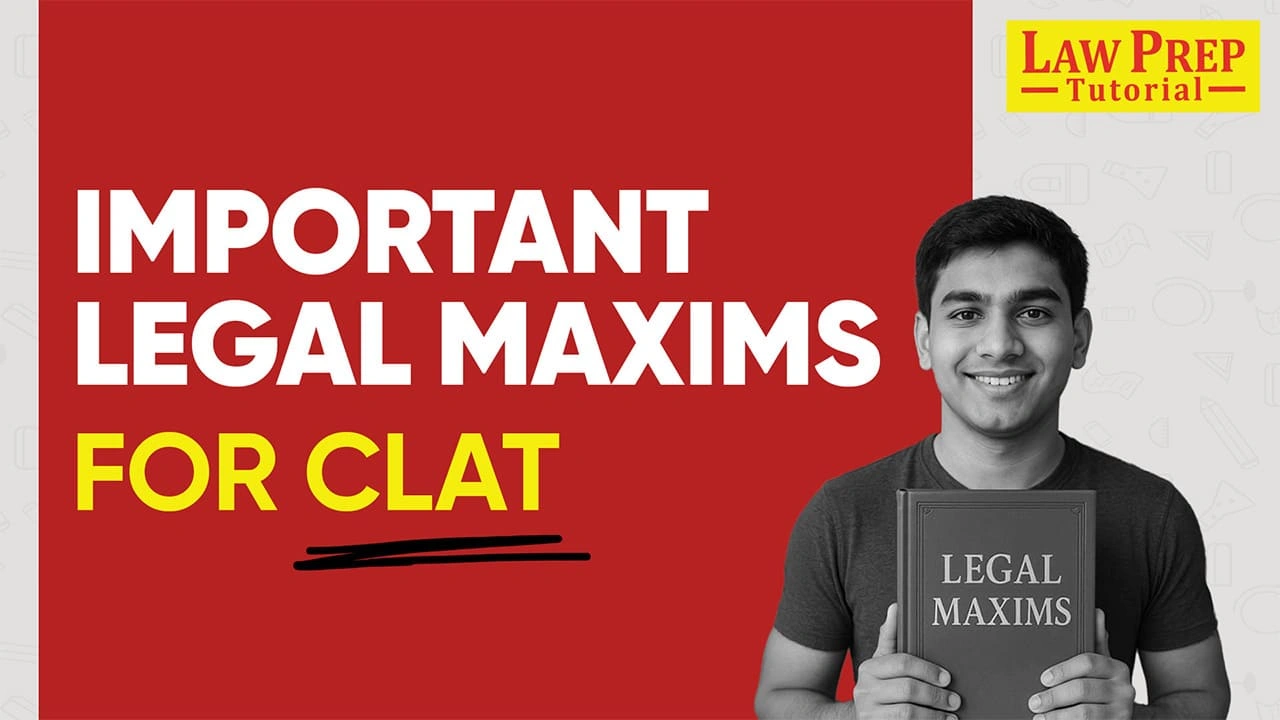 Legal Maxims For CLAT