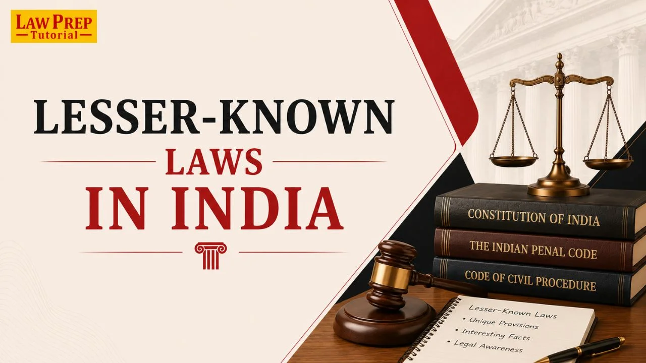 lesser-known laws in india