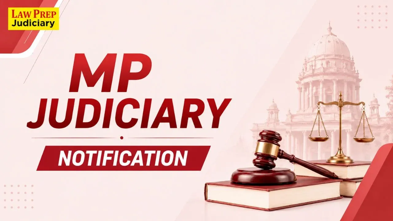 MP Judiciary Notification 2026 (306 MP Civil Judge Vacancy)