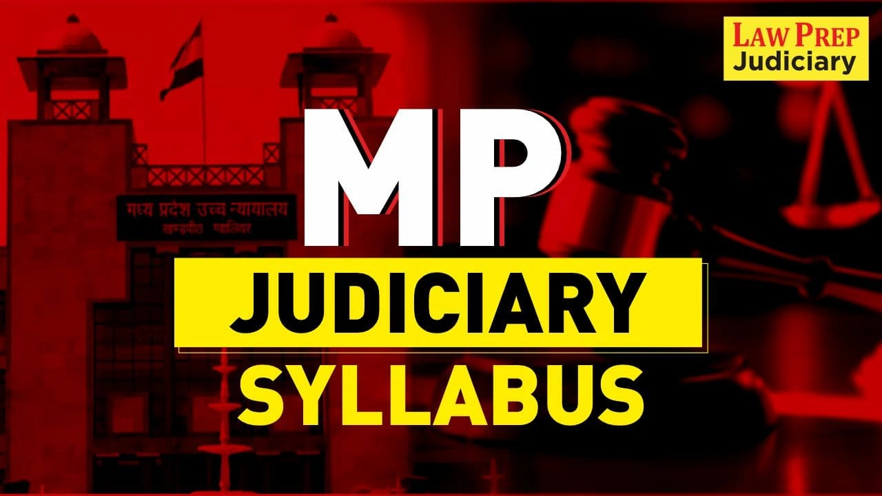 MP Judiciary Syllabus 2025 (Latest MP Civil Judge Syllabus)