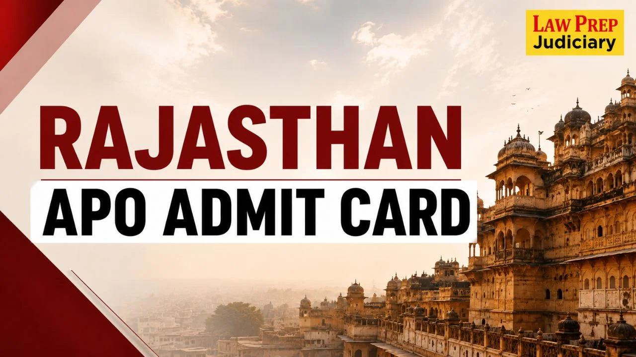 Rajasthan APO Admit Card 2026: Download Link & Exam Date