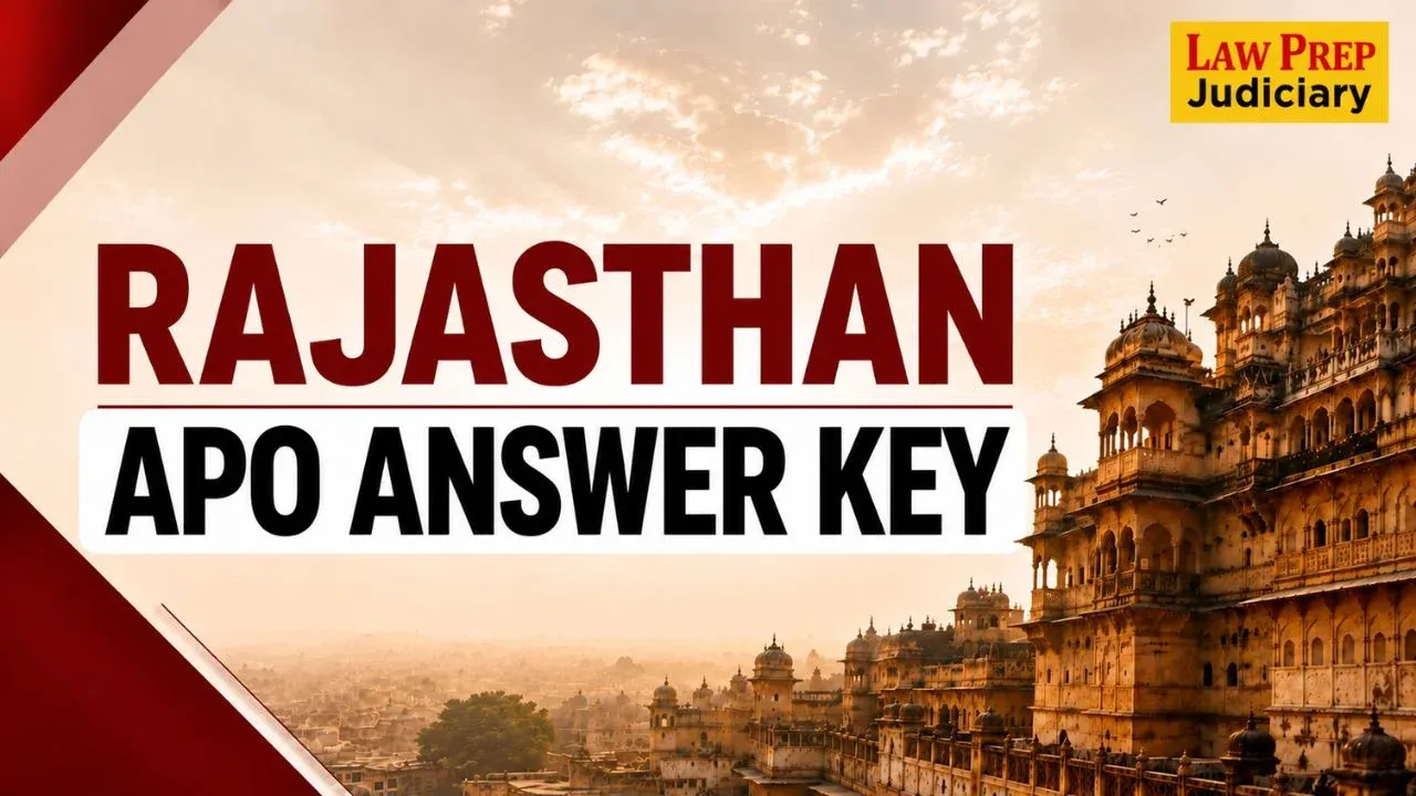 RPSC APO Answer Key