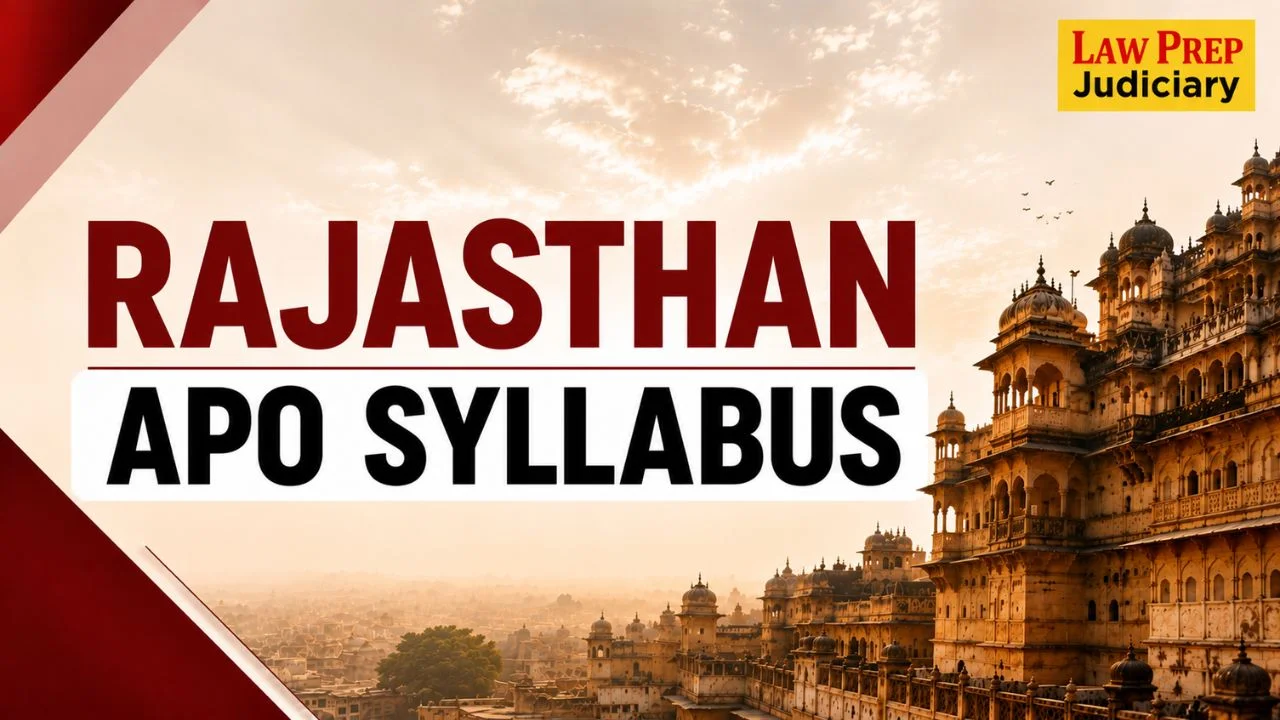 Rajasthan APO Syllabus 2026 (RPSC APO Syllabus PDF)