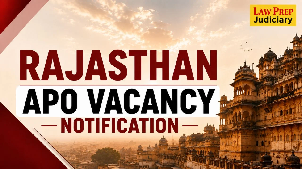rajasthan apo vacancy
