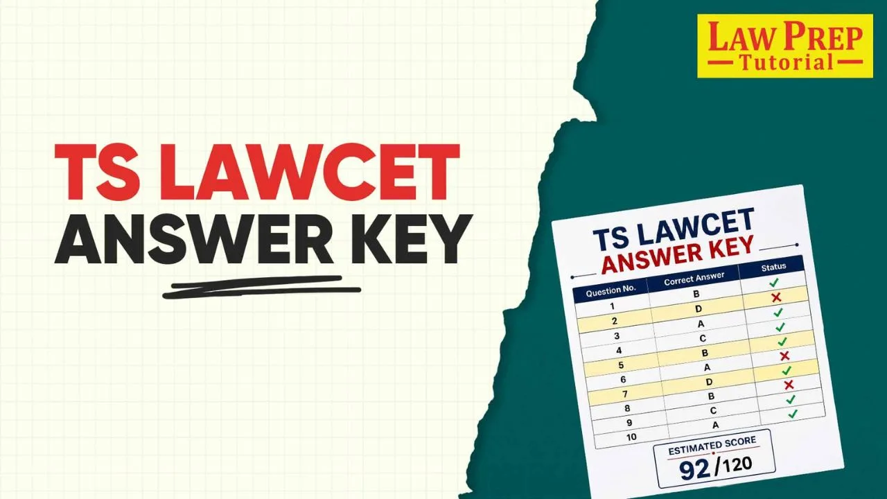 TS LAWCET Answer Key 2027: Direct Link, Objection Window