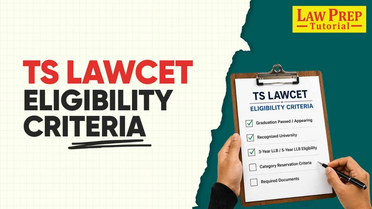 TS LAWCET Eligibility Criteria 2027, Age Limit and Qualification