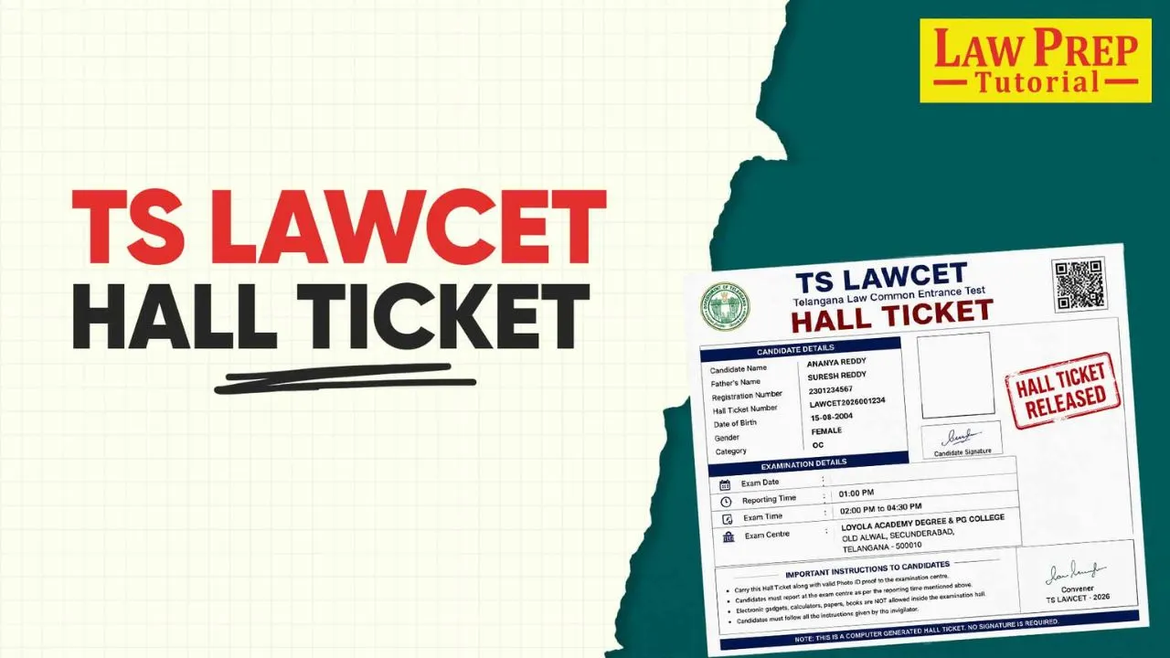 TS LAWCET Hall Ticket 2027: Dates, Steps to Download, Centres
