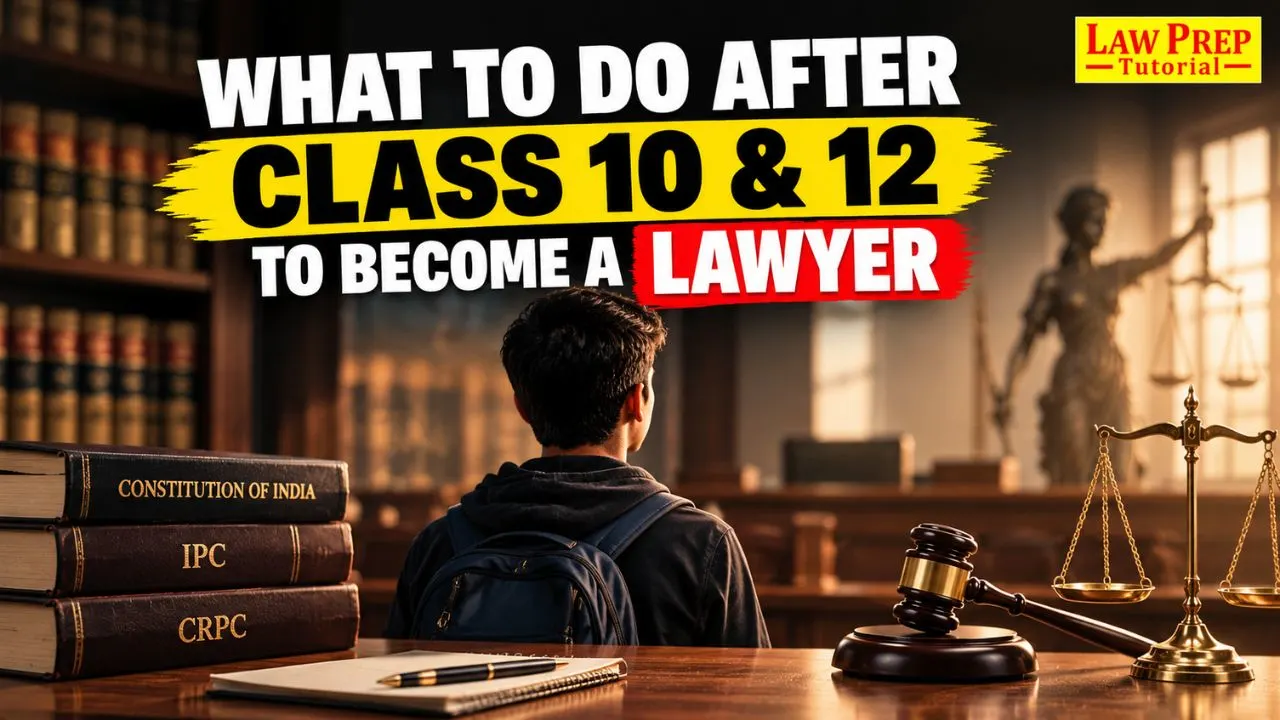 what to do after class 10 & 12 to become a lawyer