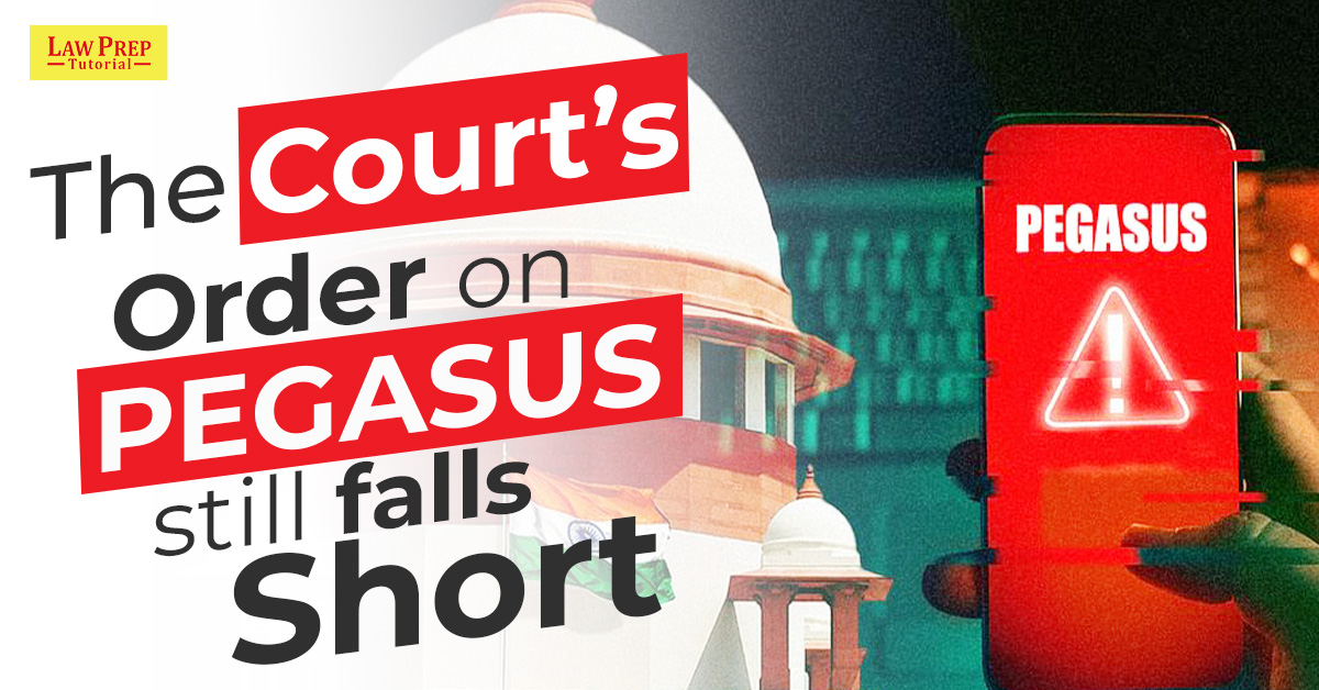 Court’s order on Pegasus