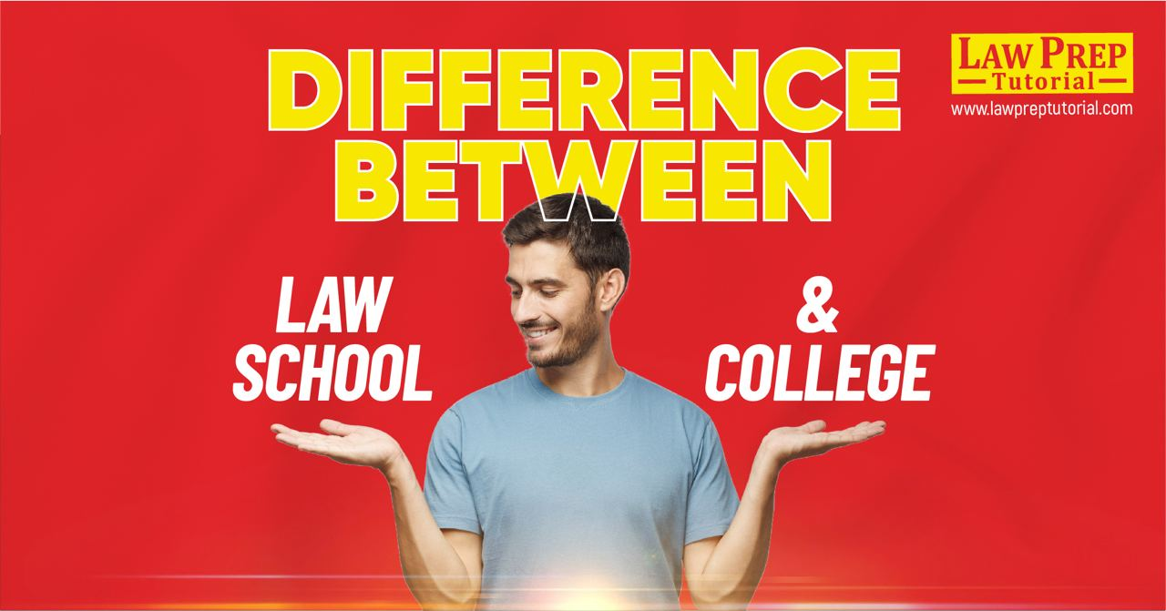difference between law scholl and college