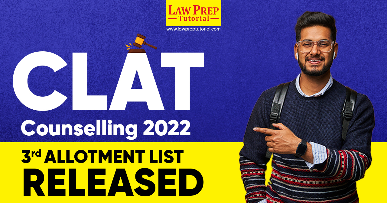 CLAT Counselling 2022: 3rd Allotment List Released, Check Selection Status for CLAT Admissions