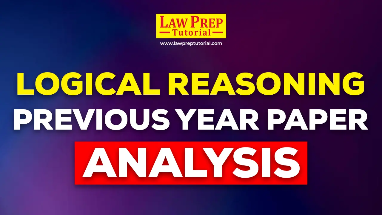 CLAT Logical Reasoning Previous Year Paper Analysis 2020-23