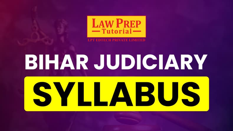 Bihar Judiciary Syllabus 2024 (Bihar PCS J Syllabus)