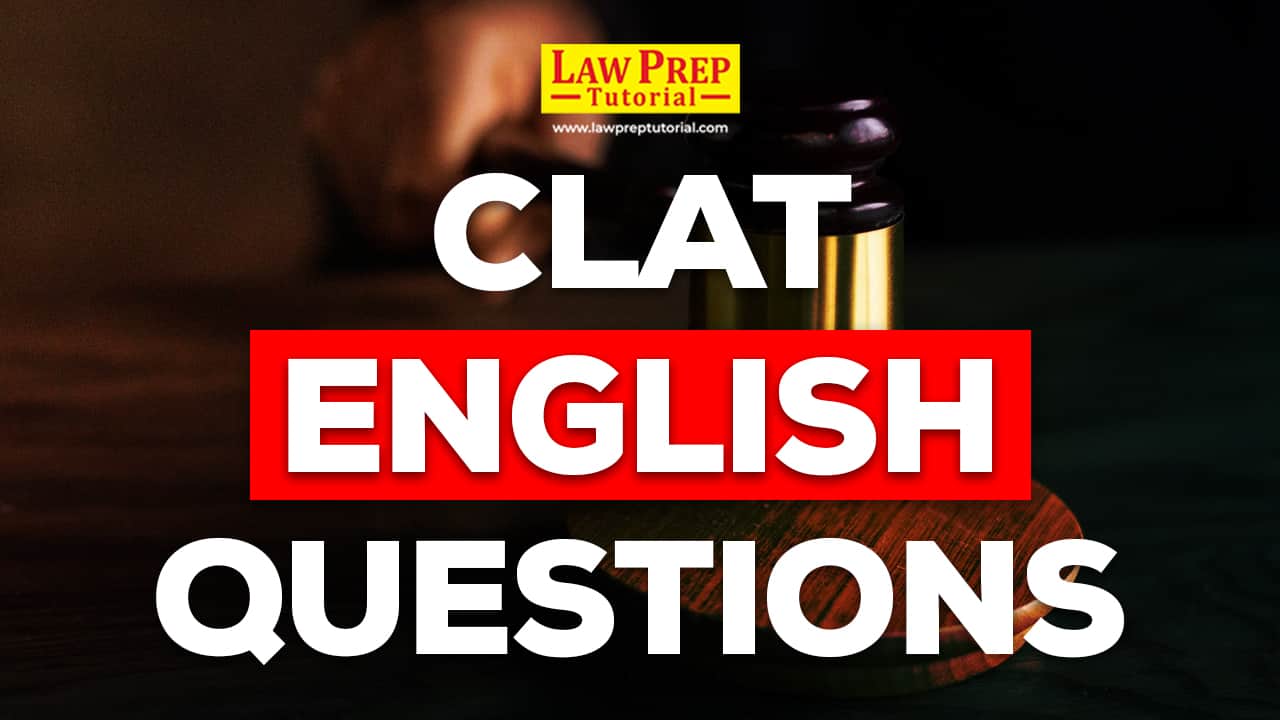 Top 50 CLAT English Questions With Answers