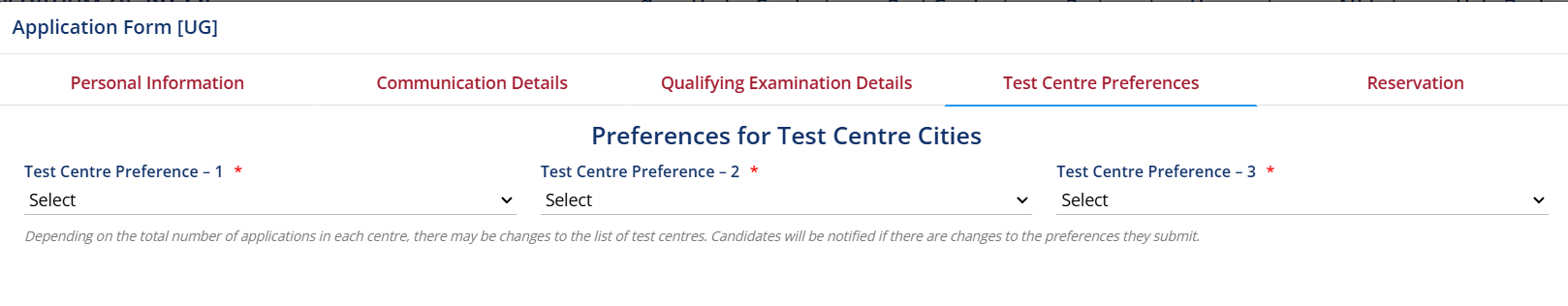 clat exam centers registration