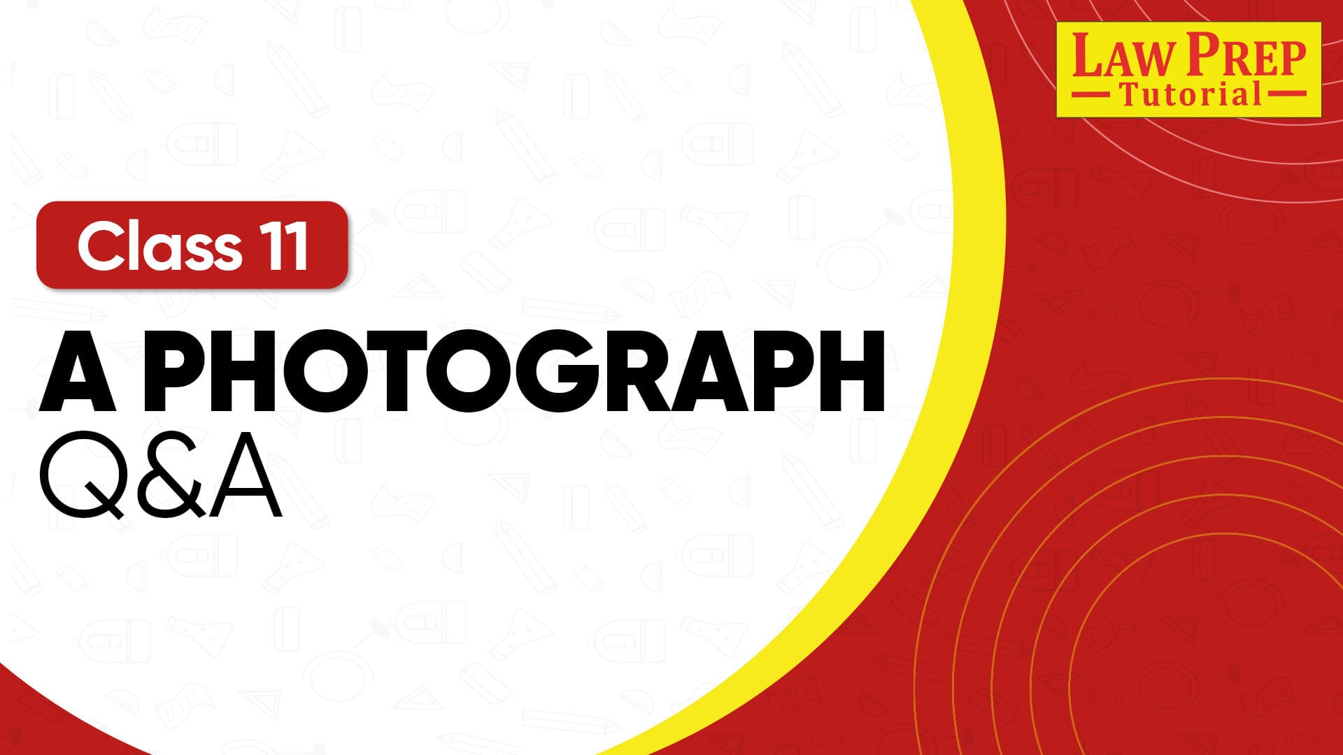 CBSE Class 11 A Photograph Q&A