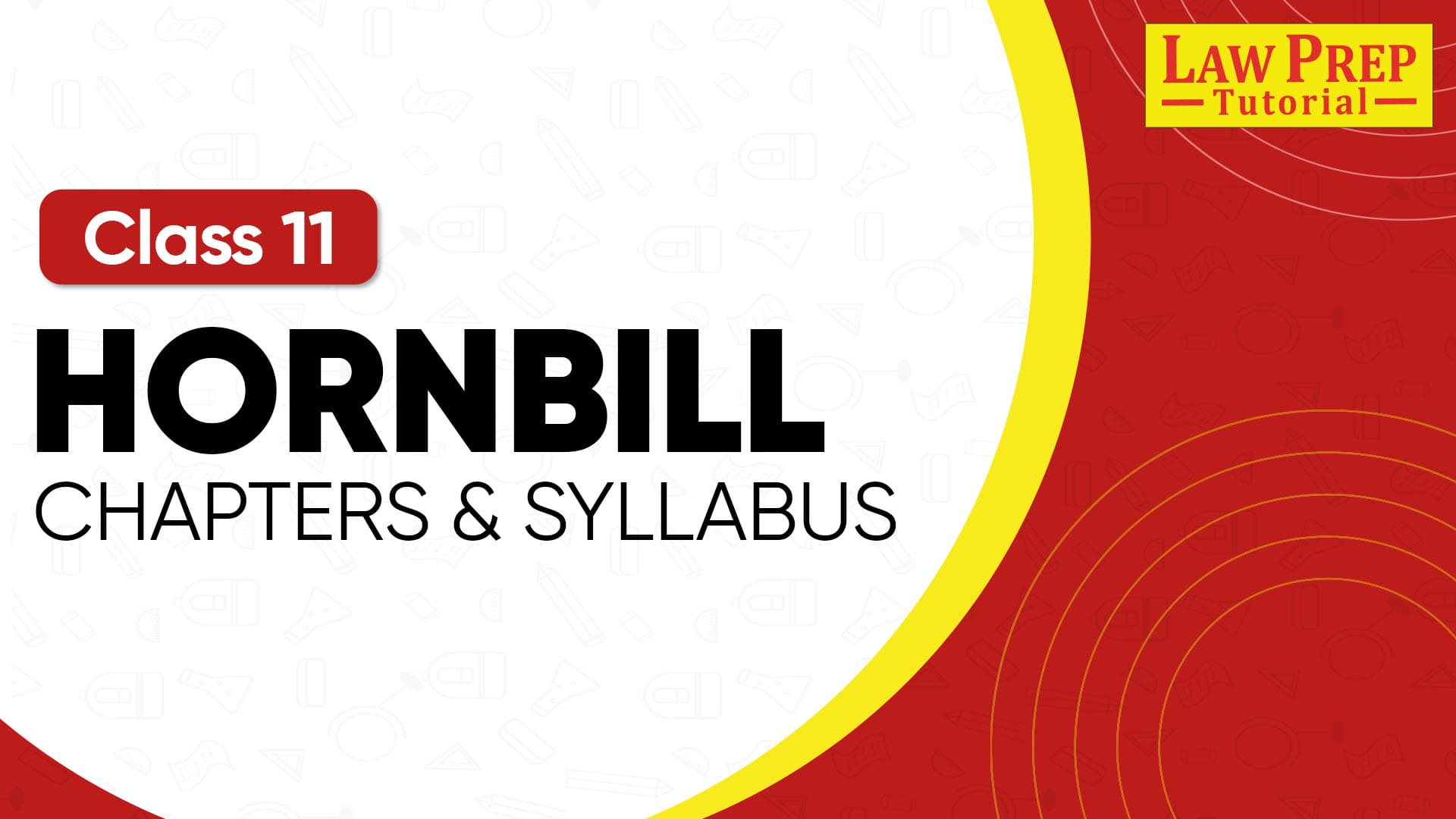 CBSE Class 11 Hornbill Syllabus